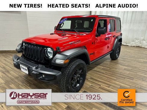 Certified 2021 Jeep Wrangler Unlimited Sport AWD/4WD image 1