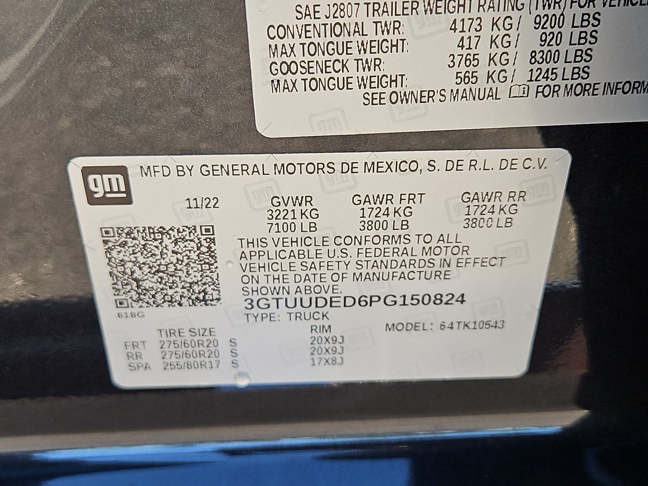 Certified 2023 GMC Sierra 1500 SLT w/ SLT Premium Package AWD/4WD image 33