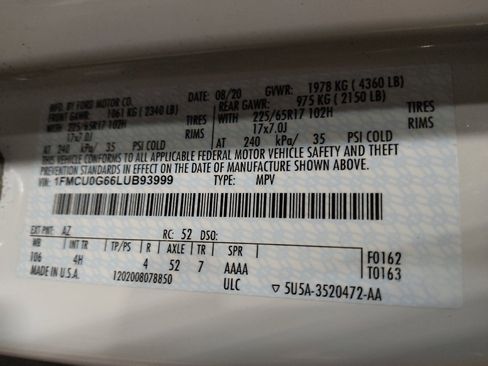 Used 2020 Ford Escape SE FWD image 33