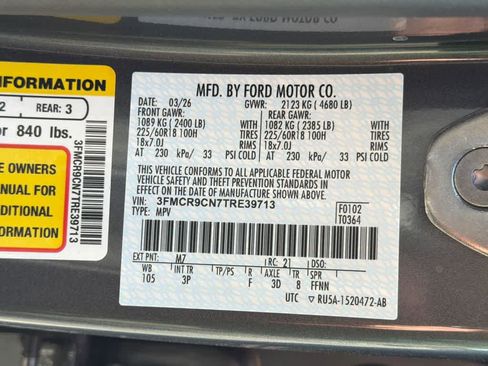 New 2026 Ford Bronco Sport Outer Banks AWD/4WD image 31