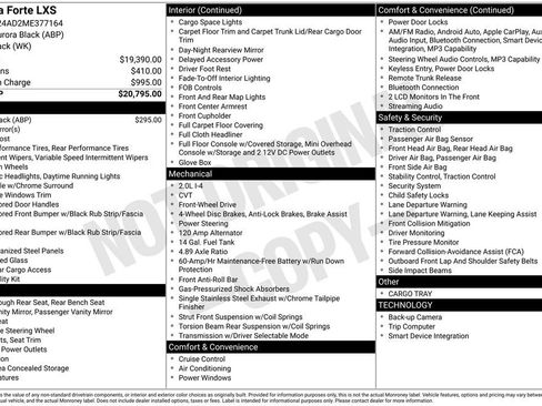 Used 2021 Kia Forte LXS FWD image 6