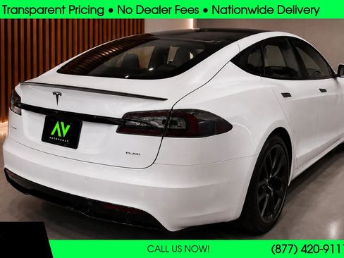 Used 2021 Tesla Model S Plaid AWD/4WD image 3