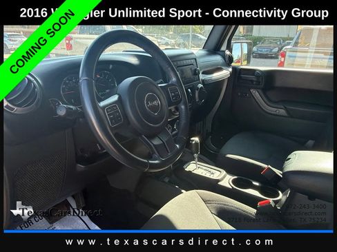 Used 2016 Jeep Wrangler Unlimited Sport w/ Quick Order Package 24S AWD/4WD image 7