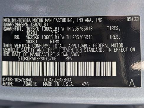Used 2023 Toyota Highlander XLE FWD image 29