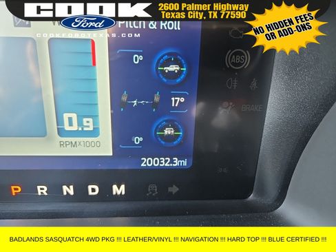 Used 2023 Ford Bronco Badlands w/ Sasquatch Package image 3