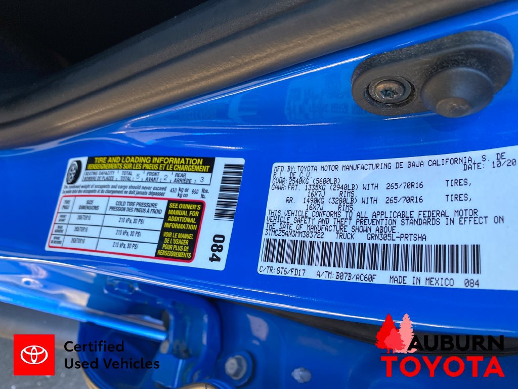 Certified 2021 Toyota Tacoma TRD Off-Road w/ Blackout Package (TMS) AWD/4WD image 25