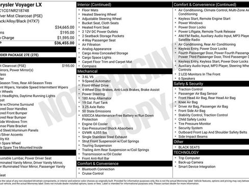 Used 2022 Chrysler Voyager LX image 4