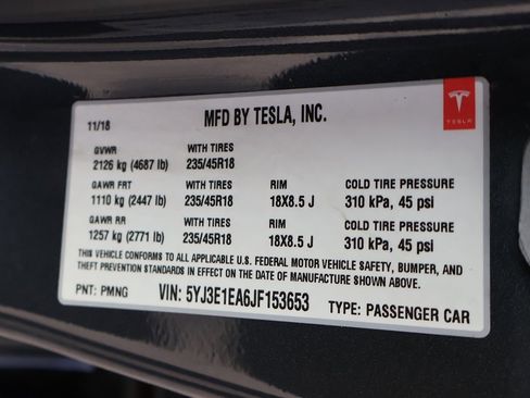 Used 2018 Tesla Model 3 Mid Range image 57