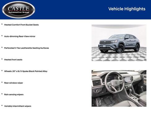 Used 2023 Volkswagen Atlas Cross Sport SE w/ Black Wheel Package image 7