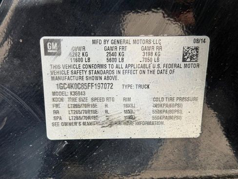 Used 2015 Chevrolet Silverado 3500 LTZ w/ Duramax Plus Package image 28