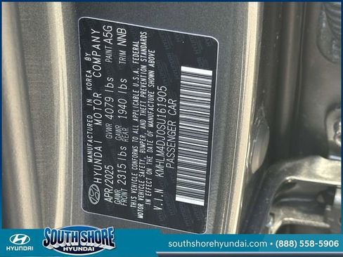 Used 2025 Hyundai Elantra Hybrid FWD image 20