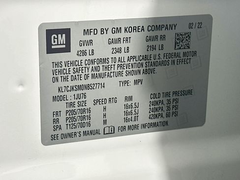 Used 2022 Chevrolet Trax LS w/ Tint and Cruise Package FWD image 12