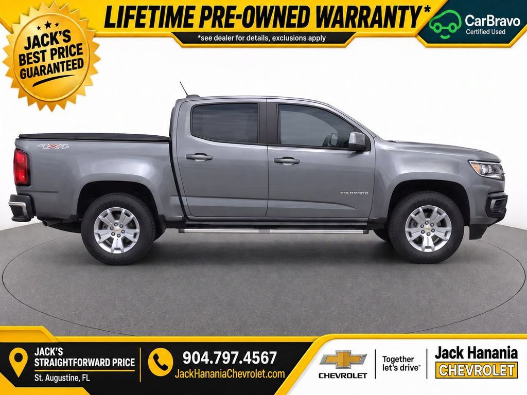 Certified 2021 Chevrolet Colorado LT w/ Safety Package AWD/4WD image 8