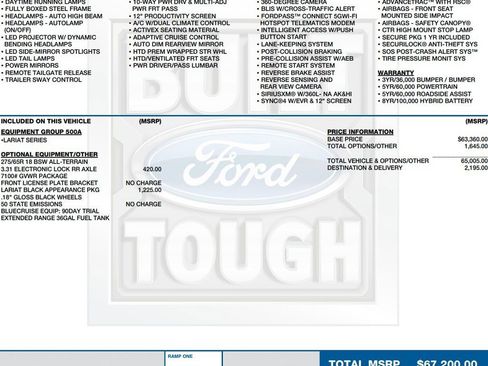 Used 2025 Ford F150 Lariat AWD/4WD image 2