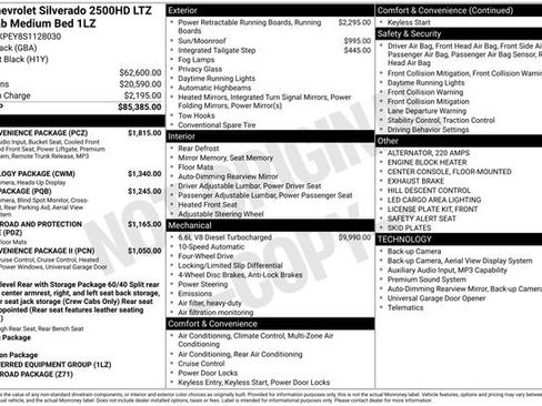 Certified 2025 Chevrolet Silverado 2500 LTZ w/ LTZ Convenience Package AWD/4WD image 5