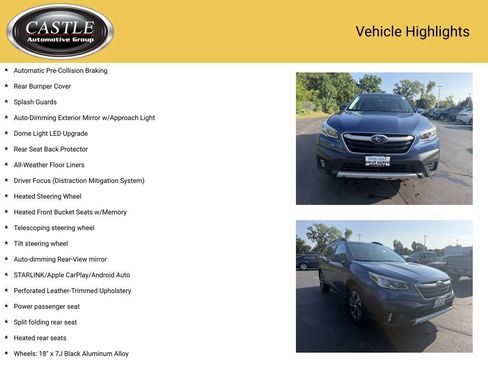 Used 2020 Subaru Outback Limited w/ Popular Package #2 AWD/4WD image 7