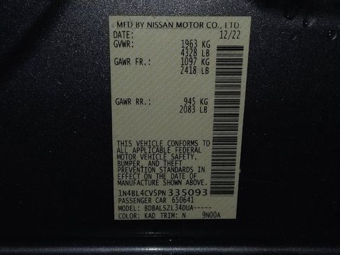 Used 2023 Nissan Altima 2.5 SR image 33