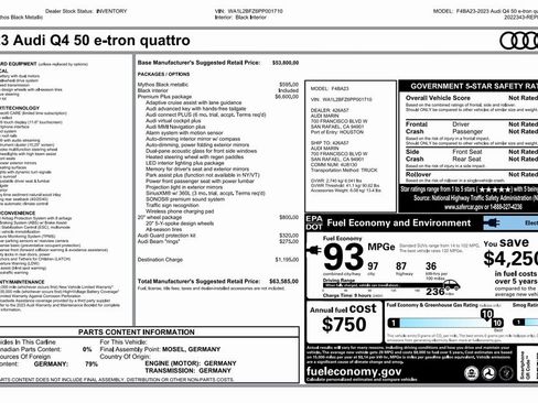 Used 2023 Audi Q4 e-tron Premium Plus image 4