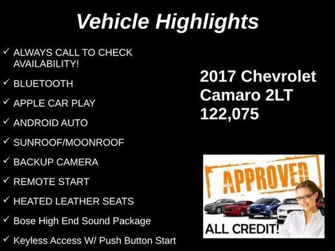 Used 2017 Chevrolet Camaro LT RWD image 10