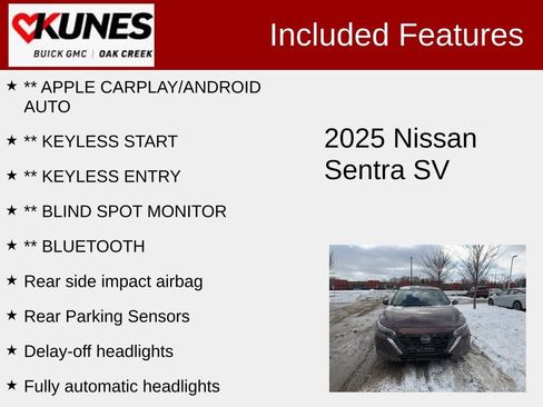 Used 2025 Nissan Sentra SV image 2