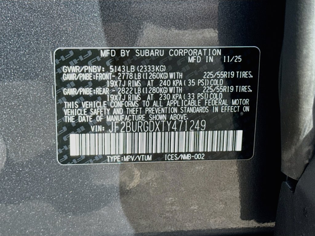 Used 2026 Subaru Outback Limited XT AWD/4WD image 31