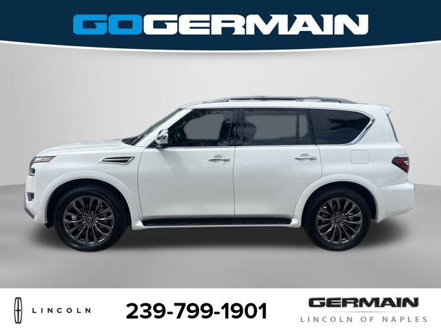 Used 2023 Nissan Armada Platinum w/ Captain's Chairs Package RWD image 3