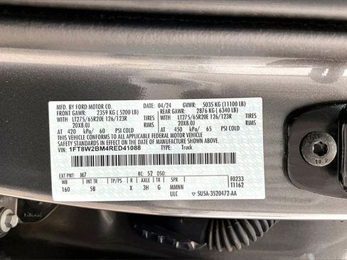 Certified 2024 Ford F250 Lariat w/ Lariat Ultimate Package image 34