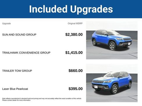 Used 2022 Jeep Compass Trailhawk w/ Sun and Sound Group image 5