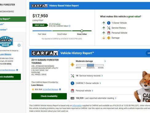 Used 2019 Subaru Forester Touring w/ Popular Package #3 image 2