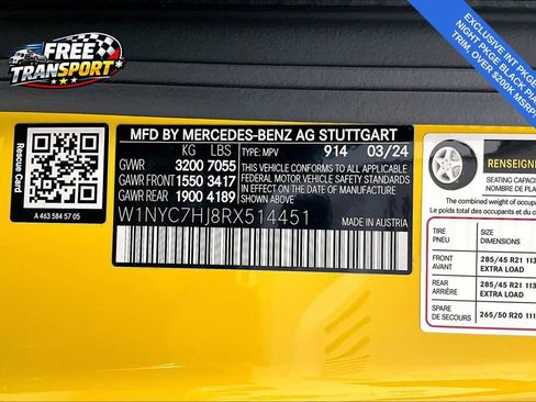 Used 2024 Mercedes-Benz G 63 AMG 4MATIC image 44