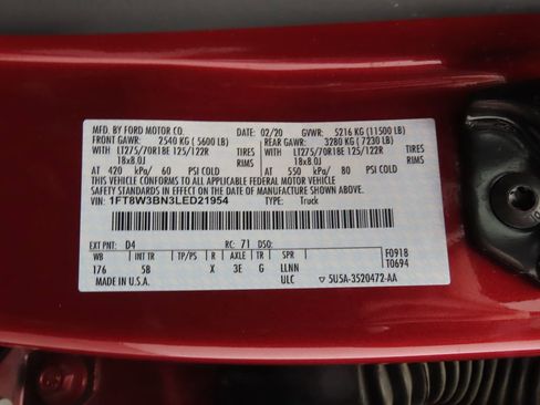 Used 2020 Ford F350 Lariat w/ Lariat Ultimate Package image 34