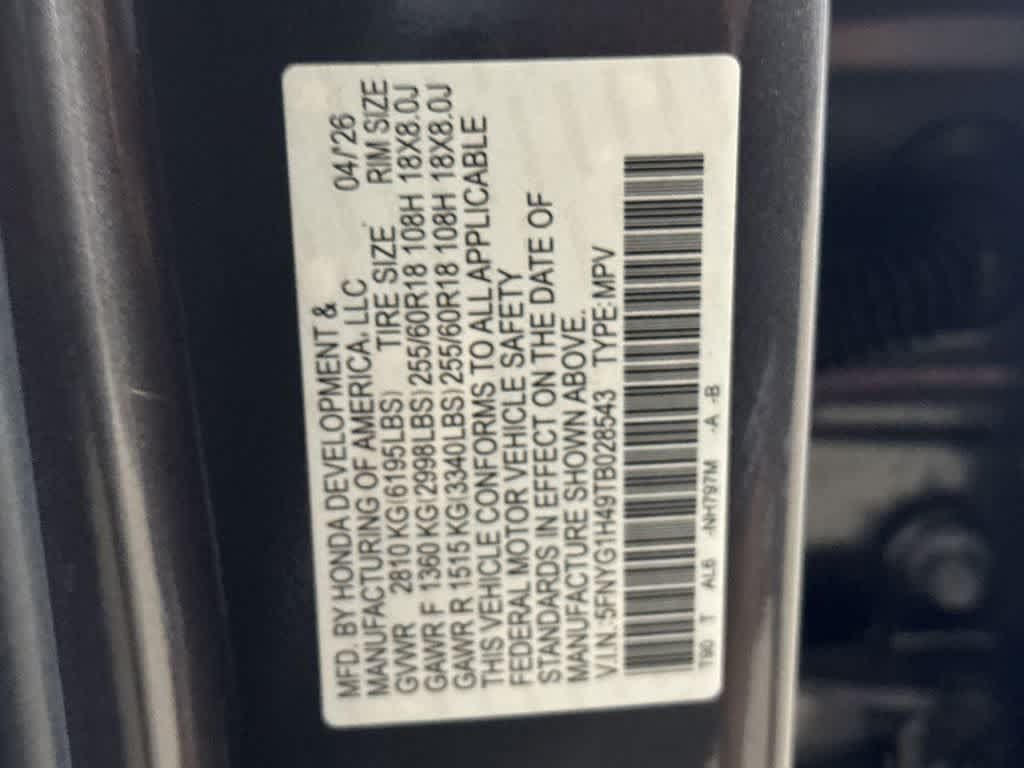 New 2026 Honda Pilot EX-L image 28
