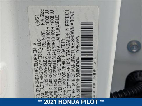 Used 2021 Honda Pilot EX image 24