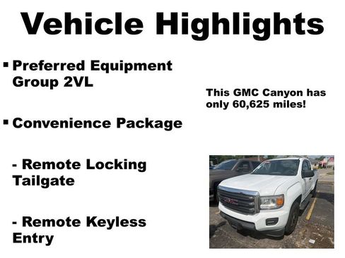 Used 2020 GMC Canyon W/T w/ Convenience Package RWD image 6