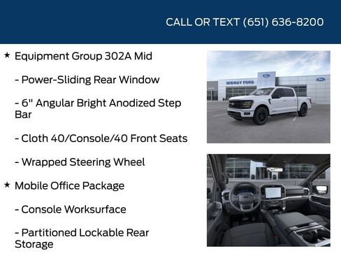 New 2025 Ford F150 XLT w/ Equipment Group 302A MID image 20