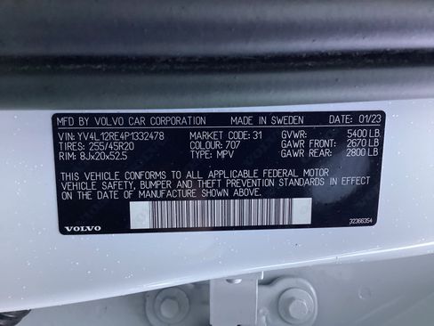 Certified 2023 Volvo XC60 B5 Plus w/ Protection Package Premier image 37