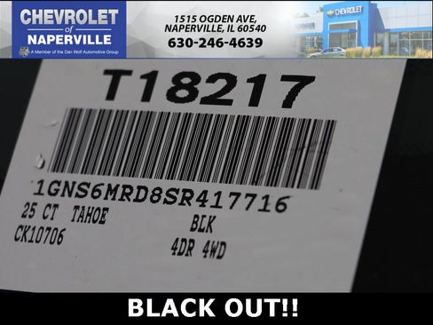 New 2025 Chevrolet Tahoe LS w/ LPO, Dark Essentials Package image 27