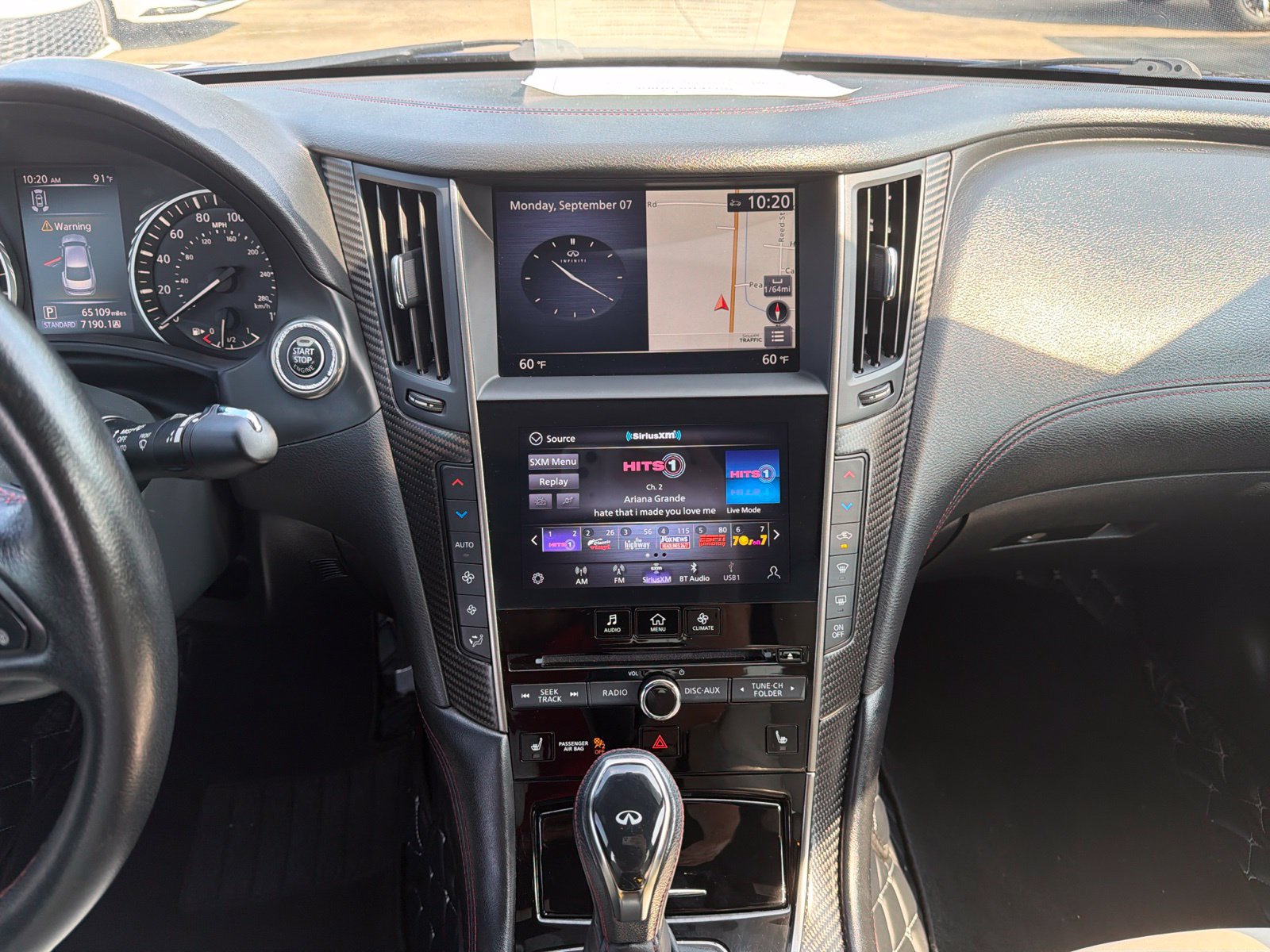 Used 2022 INFINITI Q50 Red Sport 400 w/ Carbon Fiber Package RWD image 10