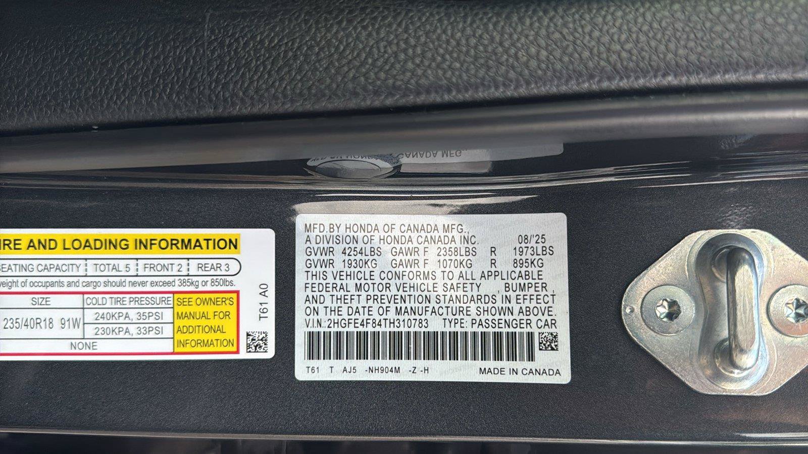 Used 2026 Honda Civic FWD Hybrid Sedan image 26