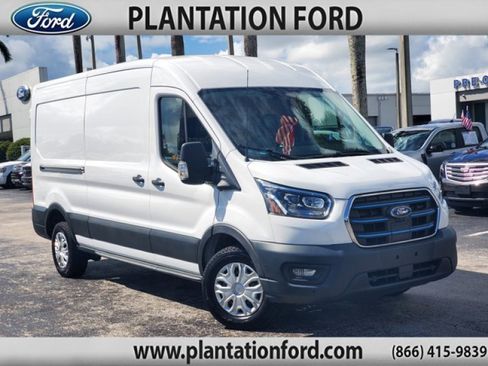 Used 2023 Ford E-Transit Medium Roof w/ Load Area Protection Package image 1