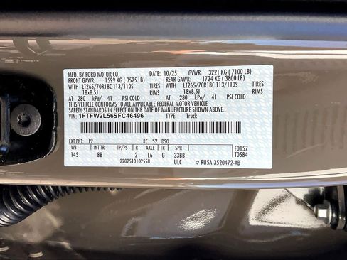 New 2025 Ford F150 STX w/ Equipment Group 201A FX4 image 20