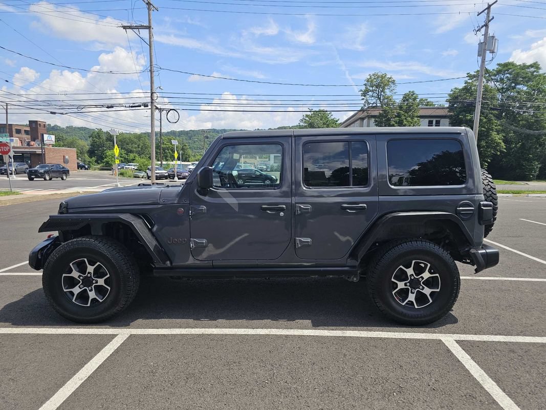 Used 2021 Jeep Wrangler Unlimited Rubicon w/ Uconnect 4C Nav & Sound Group AWD/4WD image 1