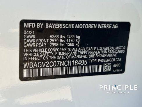 Used 2022 BMW 840i Gran Coupe w/ Driving Assistance Package RWD image 36