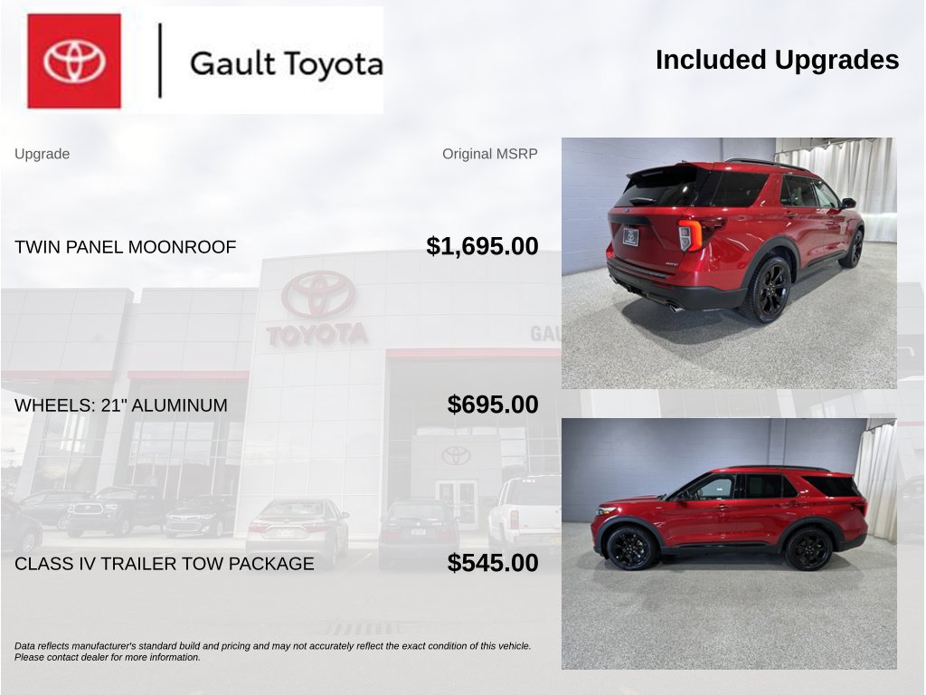 Used 2024 Ford Explorer ST-Line w/ Class IV Trailer Tow Package AWD/4WD image 4