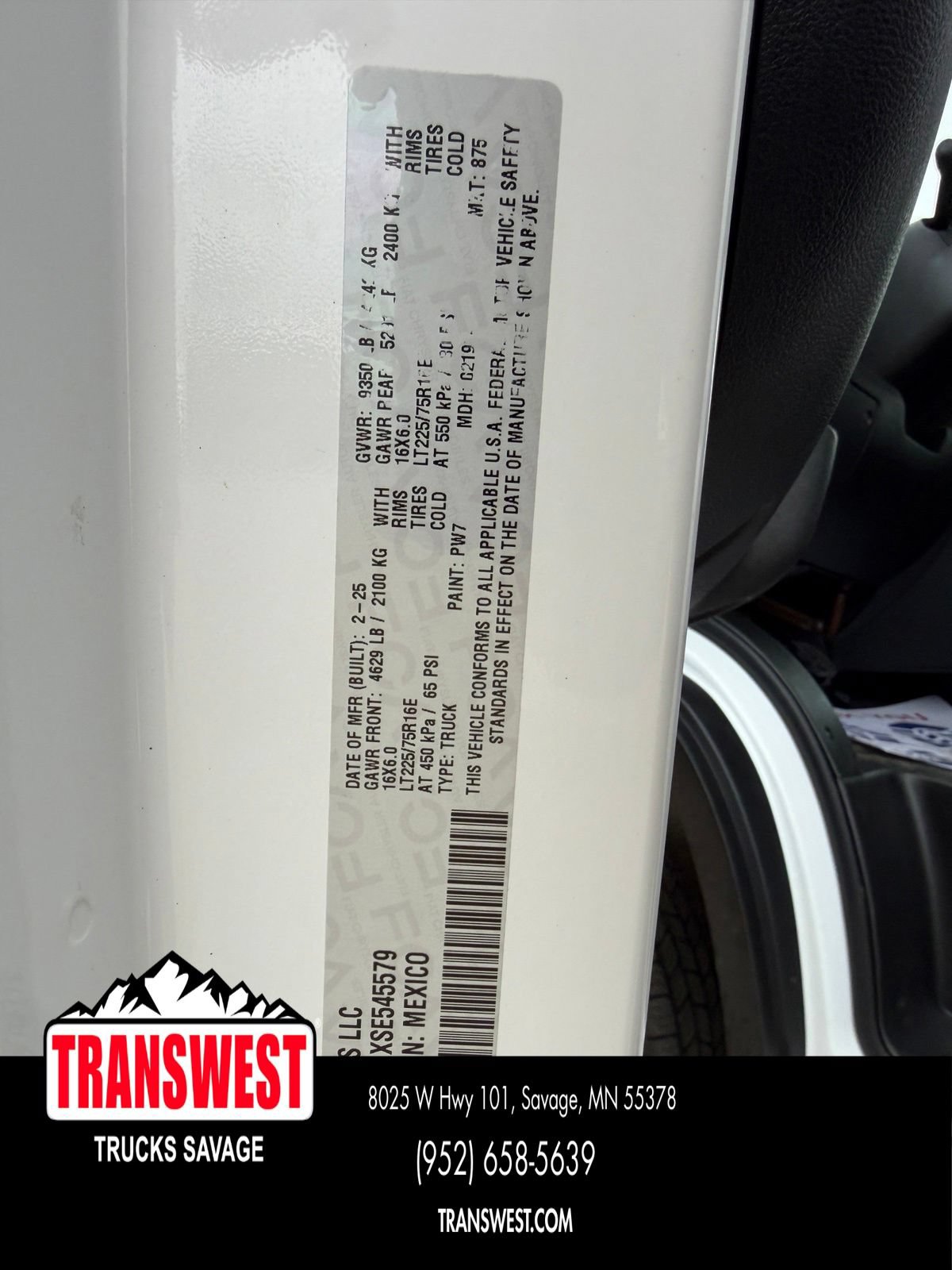 Used 2025 RAM ProMaster 3500 w/ Convenience Group FWD image 22