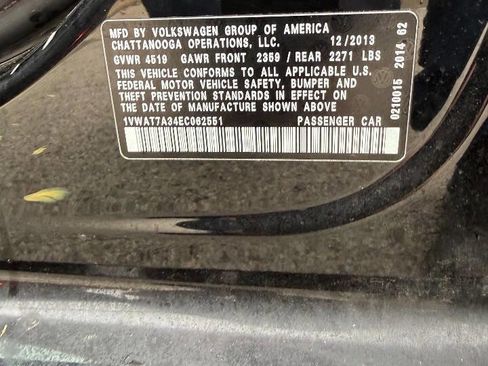 Used 2014 Volkswagen Passat 1.8T Wolfsburg Edition image 14