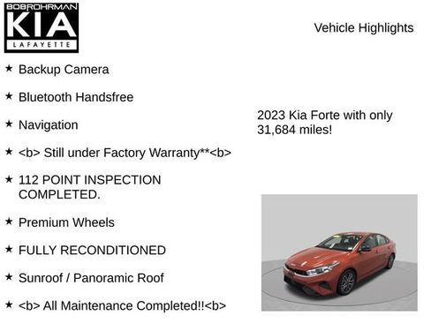Used 2023 Kia Forte GT-Line w/ GT-Line Premium Package FWD image 7