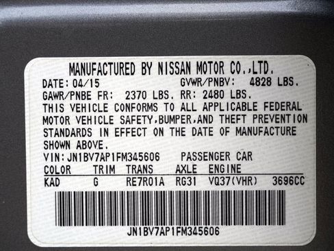Used 2015 INFINITI Q50 Premium w/ Navigation Package RWD image 42