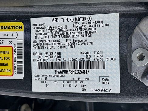 Used 2017 Ford Fusion SE image 29