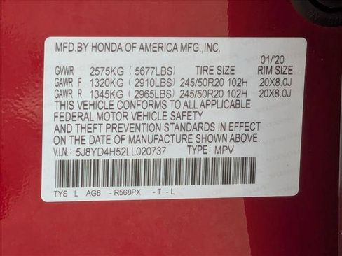 Used 2020 Acura MDX SH-AWD w/ Technology Package image 27